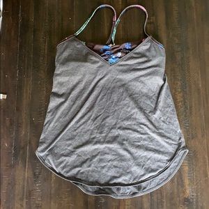 Lululemon tank top with built in bra